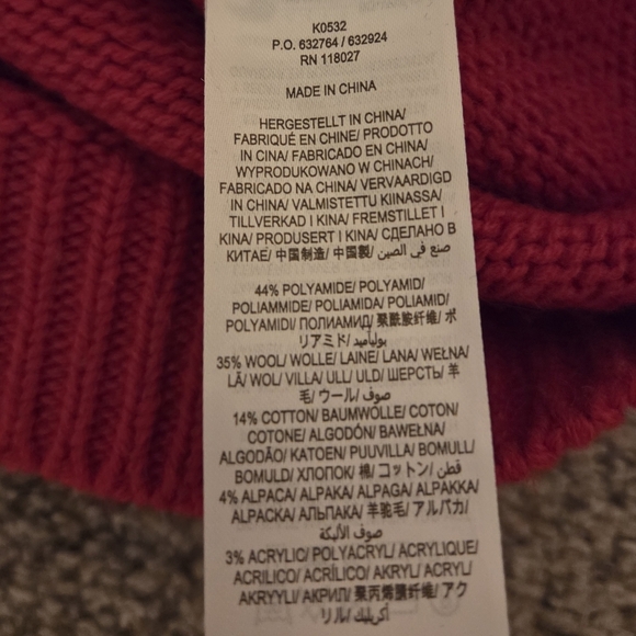 Boden Emma Fair Isle Christmas Festive Sweater Wool Colorful Red Rainbow SZ 4 - Picture 8 of 9